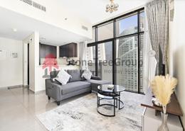 Living Room image for: Apartment - 1 bedroom - 1 bathroom for rent in Merano Tower - Business Bay - Dubai, Image 1