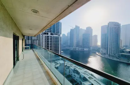 Balcony image for: Apartment - 2 Bedrooms - 3 Bathrooms for rent in Time Place Tower - Dubai Marina - Dubai, Image 1