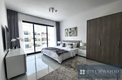 Room / Bedroom image for: Apartment - 1 Bedroom - 2 Bathrooms for sale in Building 88 - Arjan - Dubai, Image 1