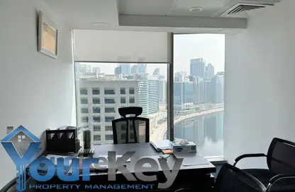 Office Space - Studio - 1 Bathroom for rent in The Binary Tower - Business Bay - Dubai