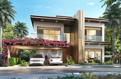 Outdoor House image for: Townhouse - 4 Bedrooms - 3 Bathrooms for sale in Nice - Damac Lagoons - Dubai, Image 1