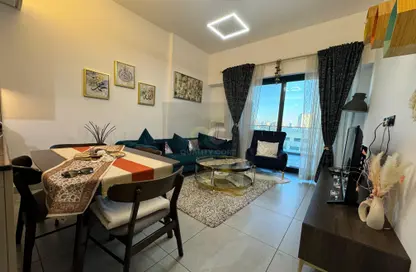 Living / Dining Room image for: Apartment - 2 Bedrooms - 2 Bathrooms for sale in Rigel - Jumeirah Village Circle - Dubai, Image 1