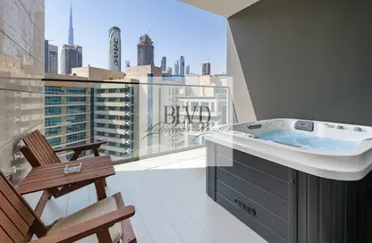 Apartment - Studio - 1 Bathroom for rent in Trillionaire Residences - Business Bay - Dubai