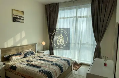 Apartment - 1 Bedroom - 2 Bathrooms for rent in Al Khail Tower 1 - Al Khail Towers - Ajman Downtown - Ajman