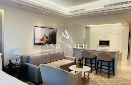 Apartment - Studio - 1 Bathroom for rent in Kempinski BLVD - Downtown Dubai - Dubai