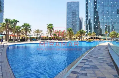 Pool image for: Apartment - 1 Bedroom - 2 Bathrooms for rent in Sky Tower - Shams Abu Dhabi - Al Reem Island - Abu Dhabi, Image 1
