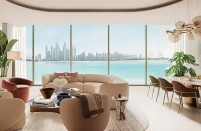 Living / Dining Room image for: Penthouse - 5 Bedrooms - 5 Bathrooms for sale in Ellington Ocean House - Palm Jumeirah - Dubai, Image 1