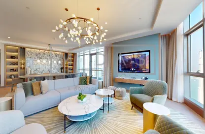 Penthouse - 4 Bedrooms - 5 Bathrooms for rent in InterContinental Dubai Marina - Dubai Marina - Dubai
