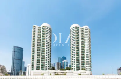 Outdoor Building image for: Apartment - 2 Bedrooms - 3 Bathrooms for sale in Beach Towers - Shams Abu Dhabi - Al Reem Island - Abu Dhabi, Image 1