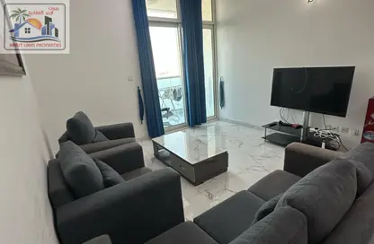 Apartment - 2 Bedrooms - 2 Bathrooms for rent in Oasis Tower - Al Rashidiya 1 - Al Rashidiya - Ajman