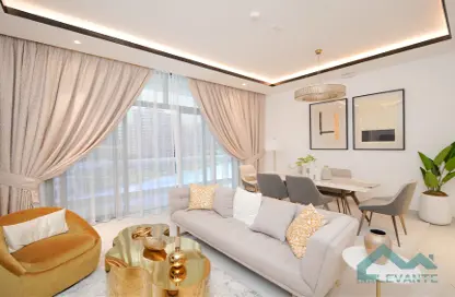 Living / Dining Room image for: Apartment - 1 Bedroom for sale in Azizi Venice - Dubai South (Dubai World Central) - Dubai, Image 1