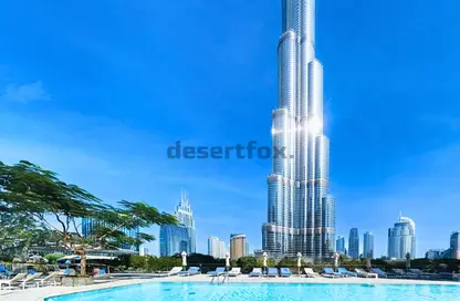 شقة - 3 غرف نوم - 3 حمامات للايجار في العنوان رزيدنسز برج الأوبرا دبي 2 - ذو ادراس ريزيدنس دبي أوبرا - دبي وسط المدينة - دبي