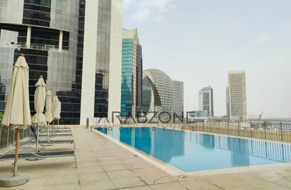 شقة - 2 غرف نوم - 3 حمامات للايجار في برج كورال - الخليج التجاري - دبي