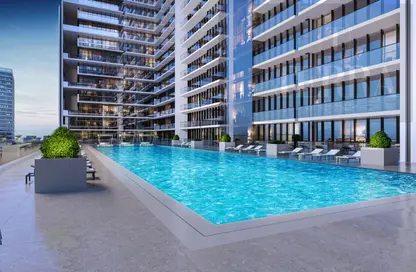 Pool image for: Apartment - 2 Bedrooms - 2 Bathrooms for sale in Binghatti Amber - Jumeirah Village Circle - Dubai, Image 1