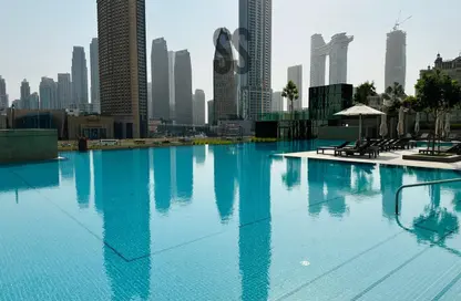 Pool image for: Apartment - 2 Bedrooms - 2 Bathrooms for rent in Downtown Views II Tower 3 - Downtown Views II - Downtown Dubai - Dubai, Image 1