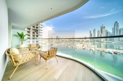 Pool image for: Apartment - 2 Bedrooms - 2 Bathrooms for rent in Marina Vista - EMAAR Beachfront - Dubai Harbour - Dubai, Image 1