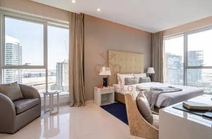 صورة لـ غرفة- غرفة النوم شقة - 1 حمام للايجار في داماك ميزون ذو فوغ - الخليج التجاري - دبي ، صورة رقم 1