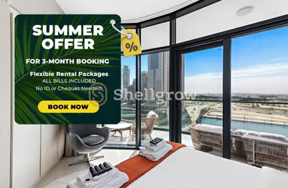 Apartment - 1 Bedroom - 1 Bathroom for rent in Zada Tower - Business Bay - Dubai