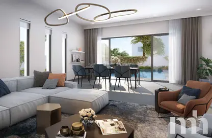 Living / Dining Room image for: Villa - 3 Bedrooms - 4 Bathrooms for sale in Noya Luma - Noya - Yas Island - Abu Dhabi, Image 1