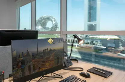 Office Space - Studio - 2 Bathrooms for rent in Millennium Executive Tower - Sheikh Zayed Road - Dubai