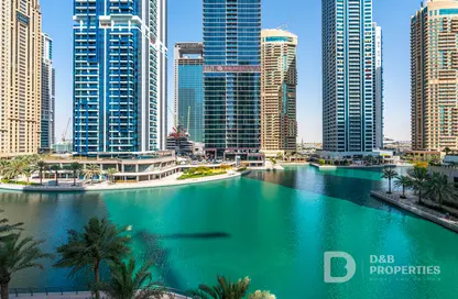 شقة - غرفة نوم - 2 حمامات للايجار في ليك فيو - (JLT) مجمع B - أبراج بحيرة الجميرا - دبي