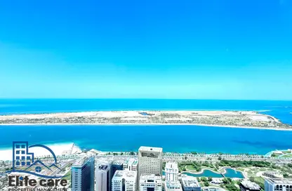 شقة - 3 غرف نوم - 4 حمامات للايجار في برج محمد بن راشد في المركز التجاري العالمي - شارع الكورنيش - أبوظبي