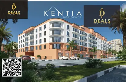 Apartment - 1 Bedroom - 2 Bathrooms for sale in Kentia - Ajman Uptown Villas - Ajman Uptown - Ajman