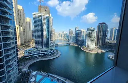شقة - غرفة نوم - 2 حمامات للايجار في البرج الاوسط - باي سنترال - دبي مارينا - دبي