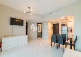 Living / Dining Room image for: Apartment - 1 Bedroom - 1 Bathroom for sale in MAG 555 - MAG 5 - Dubai South (Dubai World Central) - Dubai, Image 1