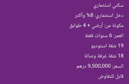 Whole Building - Studio - 1 Bathroom for sale in Al Rashidiya 2 - Al Rashidiya - Ajman