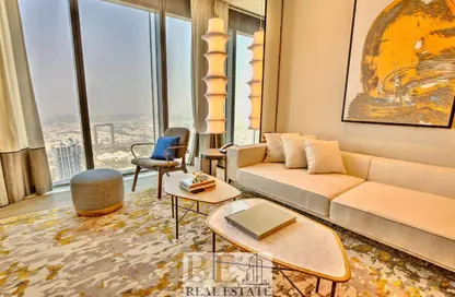 Apartment - 1 Bedroom - 2 Bathrooms for rent in One Za'abeel Tower - Zabeel 1 - Zabeel - Dubai