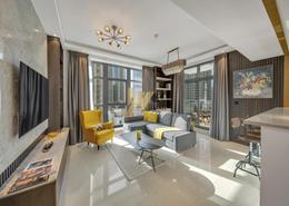 Living Room image for: Apartment - 2 bedrooms - 2 bathrooms for sale in Claren Tower 1 - Claren Towers - Downtown Dubai - Dubai, Image 1