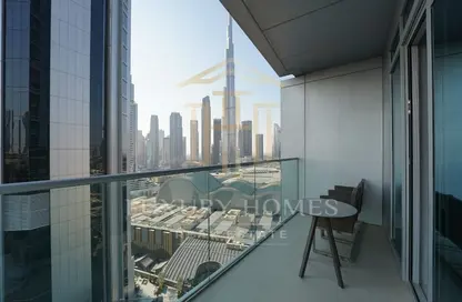 Balcony image for: Apartment - 2 Bedrooms - 2 Bathrooms for rent in The Address Residence Fountain Views 1 - The Address Residence Fountain Views - Downtown Dubai - Dubai, Image 1