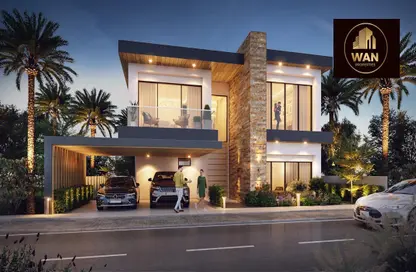 Townhouse - 4 Bedrooms - 4 Bathrooms for sale in Costa Brava 2 - Costa Brava at DAMAC Lagoons - Damac Lagoons - Dubai