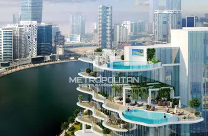 صورة لـ منظر مائي. شقة - غرفة نوم - 2 حمامات للبيع في شيك تاور - الخليج التجاري - دبي ، صورة رقم 1