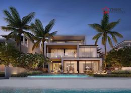 Outdoor House image for: Villa - 6 bedrooms - 8 bathrooms for sale in Garden Homes - Palm Jebel Ali - Dubai, Image 1