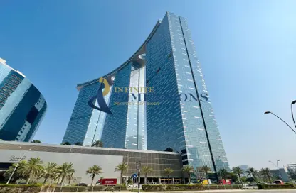 Outdoor Building image for: Apartment - 3 Bedrooms - 4 Bathrooms for rent in The Gate Tower 2 - Shams Abu Dhabi - Al Reem Island - Abu Dhabi, Image 1