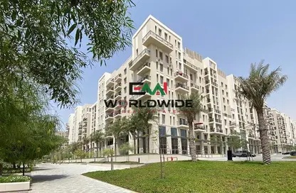 Outdoor Building image for: Apartment - 1 Bathroom for sale in Hayat Boulevard-2B - Hayat Boulevard - Town Square - Dubai, Image 1