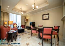 Living / Dining Room image for: Hotel and Hotel Apartment - 2 bedrooms - 2 bathrooms for rent in Arjaan by Rotana - Dubai Media City - Dubai, Image 1
