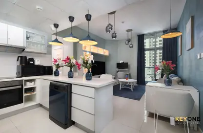 شقة - 2 غرف نوم - 2 حمامات للايجار في مارينا وارف - دبي مارينا - دبي