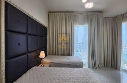 Room / Bedroom image for: Penthouse - 2 Bedrooms - 3 Bathrooms for rent in Damac Heights - Dubai Marina - Dubai, Image 1