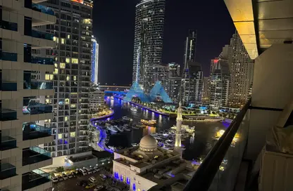 شقة - غرفة نوم - 2 حمامات للايجار في برج إسكان - دبي مارينا - دبي