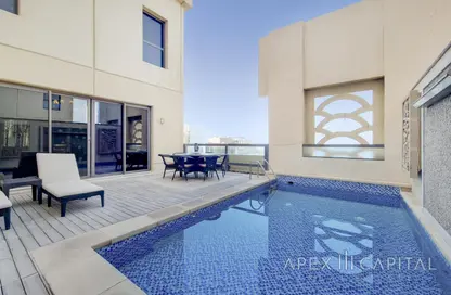 Penthouse - 4 Bedrooms - 4 Bathrooms for sale in Sadaf 4 - Sadaf - Jumeirah Beach Residence - Dubai