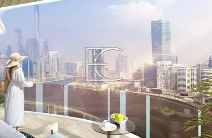 شقة - غرفة نوم - 2 حمامات للبيع في شيك تاور - الخليج التجاري - دبي
