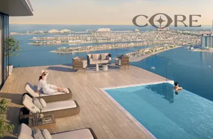 Apartment - 2 Bedrooms - 2 Bathrooms for sale in Seapoint - EMAAR Beachfront - Dubai Harbour - Dubai