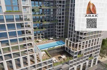 شقة - غرفة نوم - 1 حمام للبيع في برج الكورنيش - طريق كورنيش عجمان - عجمان