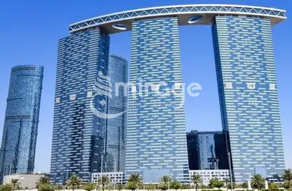 Apartment - 1 Bedroom - 2 Bathrooms for sale in The Gate Tower 2 - Shams Abu Dhabi - Al Reem Island - Abu Dhabi