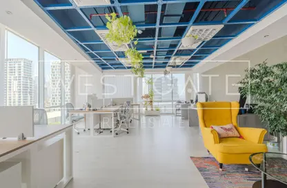 Office Space - Studio - 1 Bathroom for rent in Sobha Sapphire - Business Bay - Dubai