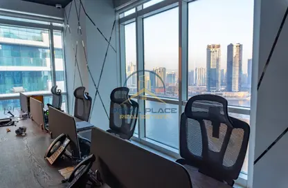 Office Space - Studio - 1 Bathroom for rent in Grosvenor Office Tower - Business Bay - Dubai