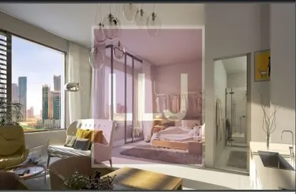 صورة لـ غرفة المعيشة شقة - 2 غرف نوم - 3 حمامات للبيع في بيكسل - مقاطعة ميكرز - جزيرة الريم - أبوظبي ، صورة رقم 1